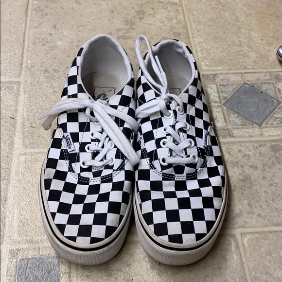 Vans Shoes - Black and white checkered vans